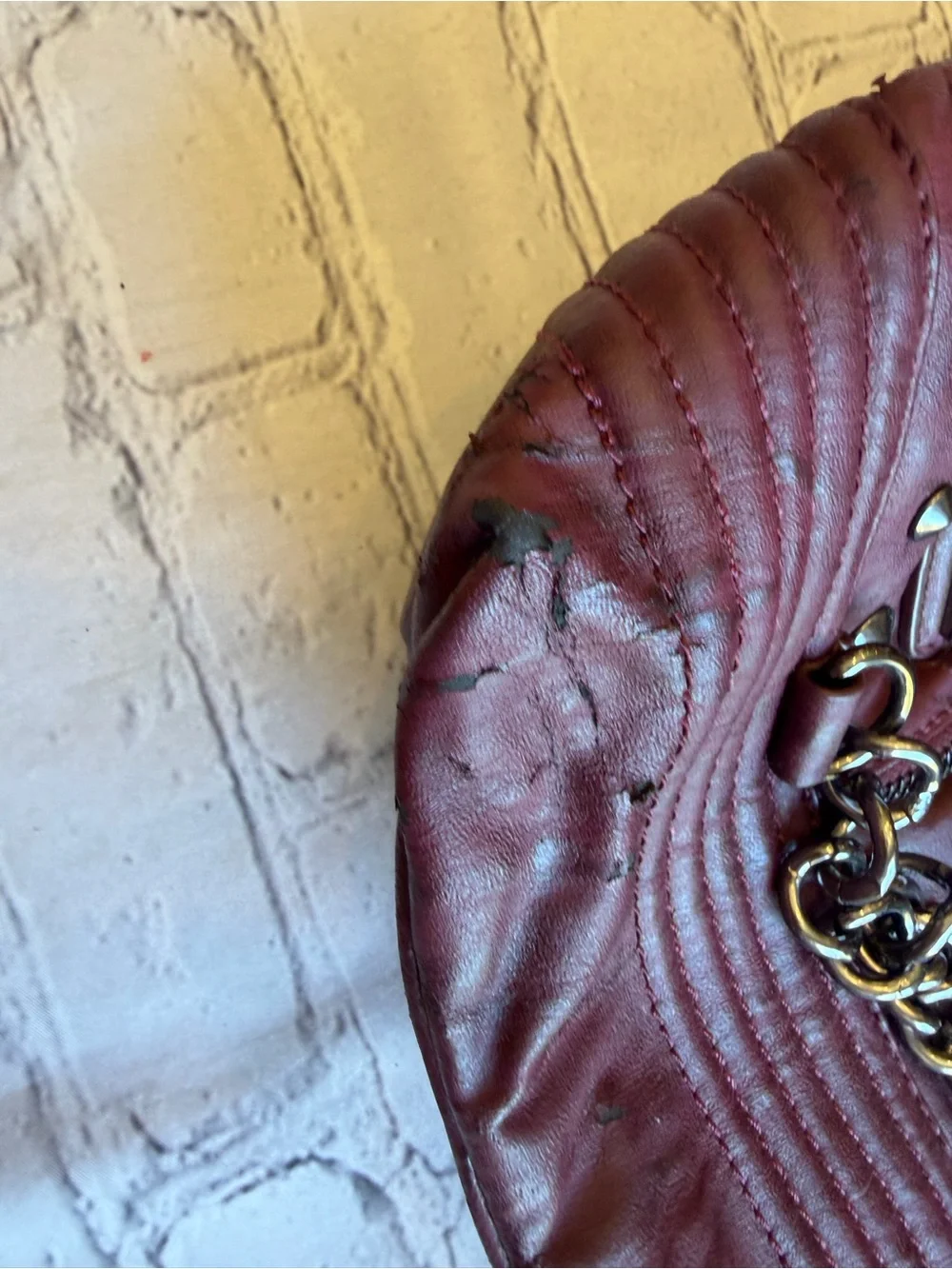 Y2K Affliction Edgy Studded Handbag Purse Tote Steampunk Metal Bag Emo Goth Rock